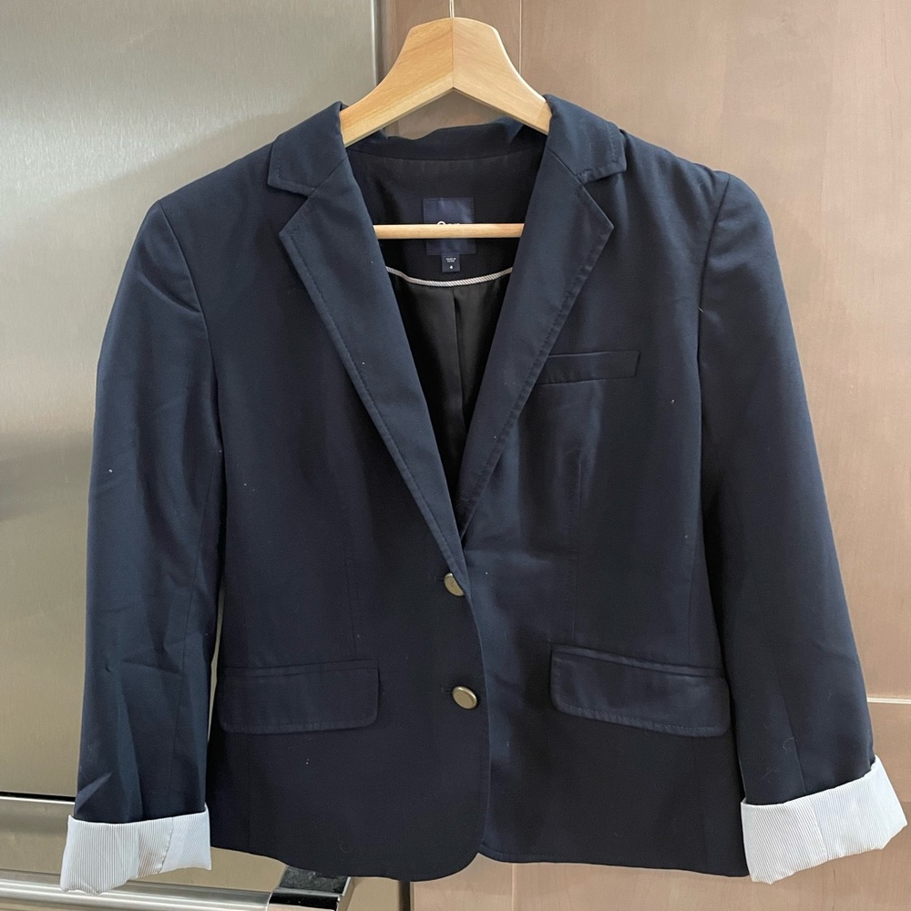 Navy blue blazer